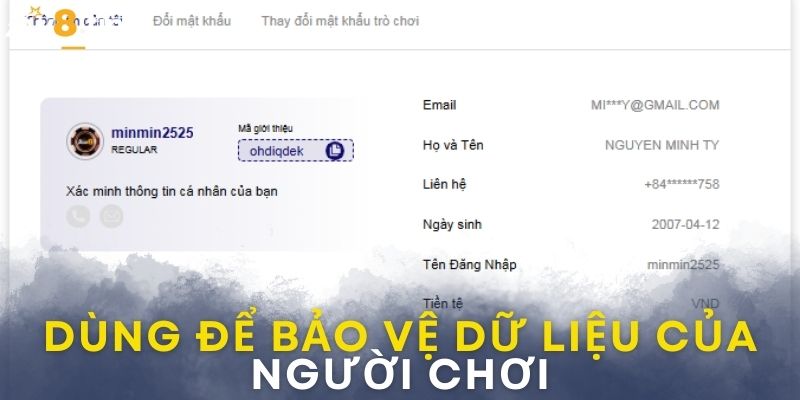 Chính sách bảo mật Aw8 là sự tôn trọng dành cho người chơi